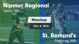 Matchup: Nipmuc Regional vs. St. Bernard's  2016