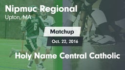 Matchup: Nipmuc Regional vs. Holy Name Central Catholic 2016