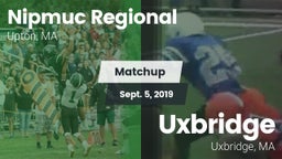 Matchup: Nipmuc Regional vs. Uxbridge  2019