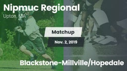 Matchup: Nipmuc Regional vs. Blackstone-Millville/Hopedale 2019