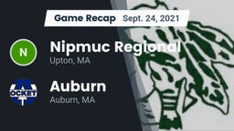 Recap: Nipmuc Regional  vs. Auburn  2021