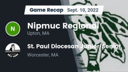 Recap: Nipmuc Regional  vs. St. Paul Diocesan Junior/Senior  2022