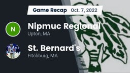 Recap: Nipmuc Regional  vs. St. Bernard's  2022