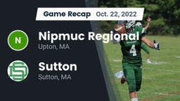 Recap: Nipmuc Regional  vs. Sutton  2022