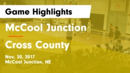 McCool Junction  vs Cross County  Game Highlights - Nov. 30, 2017