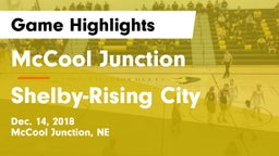 McCool Junction  vs Shelby-Rising City  Game Highlights - Dec. 14, 2018