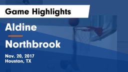 Aldine  vs Northbrook  Game Highlights - Nov. 20, 2017