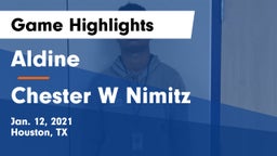 Aldine  vs Chester W Nimitz  Game Highlights - Jan. 12, 2021