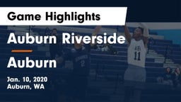 	Auburn Riverside  vs Auburn  Game Highlights - Jan. 10, 2020