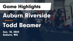 	Auburn Riverside  vs Todd Beamer  Game Highlights - Jan. 10, 2024