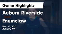 Auburn Riverside  vs Enumclaw  Game Highlights - Dec. 12, 2017