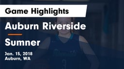 Auburn Riverside  vs Sumner Game Highlights - Jan. 15, 2018