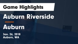 Auburn Riverside  vs Auburn Game Highlights - Jan. 26, 2018