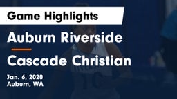 	Auburn Riverside  vs Cascade Christian  Game Highlights - Jan. 6, 2020