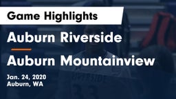 	Auburn Riverside  vs Auburn Mountainview  Game Highlights - Jan. 24, 2020