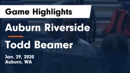 	Auburn Riverside  vs Todd Beamer  Game Highlights - Jan. 29, 2020