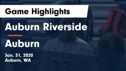 	Auburn Riverside  vs Auburn Game Highlights - Jan. 31, 2020