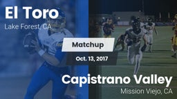 Matchup: El Toro  vs. Capistrano Valley  2017