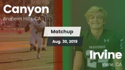 Matchup: Canyon  vs. Irvine  2019