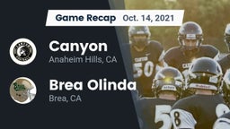 Recap: Canyon  vs. Brea Olinda  2021