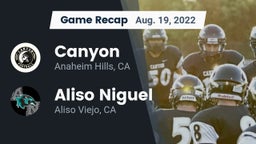 Recap: Canyon  vs. Aliso Niguel  2022