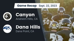 Recap: Canyon  vs. Dana Hills  2023