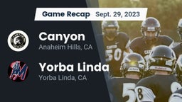Recap: Canyon  vs. Yorba Linda  2023