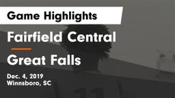 Fairfield Central  vs Great Falls  Game Highlights - Dec. 4, 2019