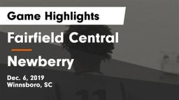 Fairfield Central  vs Newberry  Game Highlights - Dec. 6, 2019