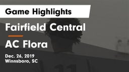 Fairfield Central  vs AC Flora  Game Highlights - Dec. 26, 2019