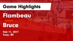 Flambeau  vs Bruce Game Highlights - Feb 11, 2017