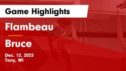 Flambeau  vs Bruce  Game Highlights - Dec. 12, 2023