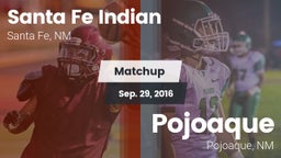 Matchup: Santa Fe Indian vs. Pojoaque  2016