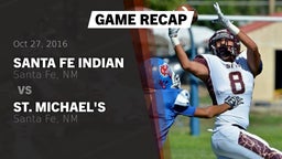 Recap: Santa Fe Indian  vs. St. Michael's  2016