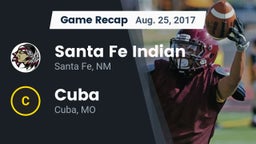 Recap: Santa Fe Indian  vs. Cuba  2017