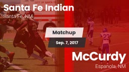 Matchup: Santa Fe Indian vs. McCurdy  2017