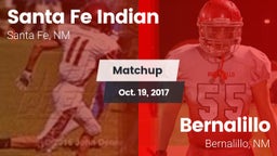 Matchup: Santa Fe Indian vs. Bernalillo  2017