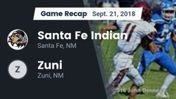 Recap: Santa Fe Indian  vs. Zuni  2018