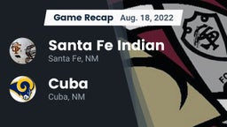 Recap: Santa Fe Indian  vs. Cuba  2022