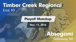 Matchup: Timber Creek vs. Absegami  2016