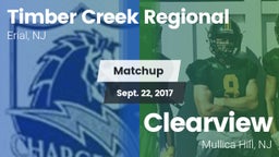 Matchup: Timber Creek vs. Clearview  2017
