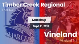Matchup: Timber Creek vs. Vineland  2018