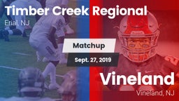Matchup: Timber Creek vs. Vineland  2019