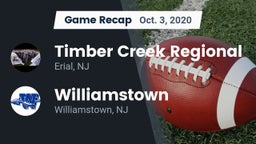 Recap: Timber Creek Regional  vs. Williamstown  2020