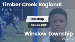 Matchup: Timber Creek vs. Winslow Township  2020