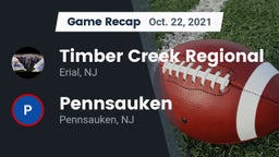 Recap: Timber Creek Regional  vs. Pennsauken  2021