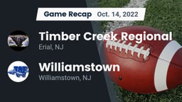 Recap: Timber Creek Regional  vs. Williamstown  2022