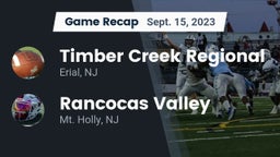 Recap: Timber Creek Regional  vs. Rancocas Valley  2023