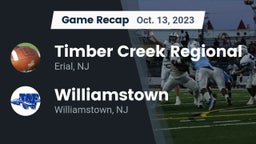 Recap: Timber Creek Regional  vs. Williamstown  2023