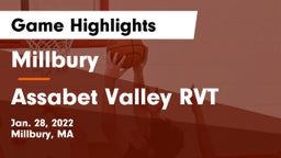 Millbury  vs Assabet Valley RVT  Game Highlights - Jan. 28, 2022